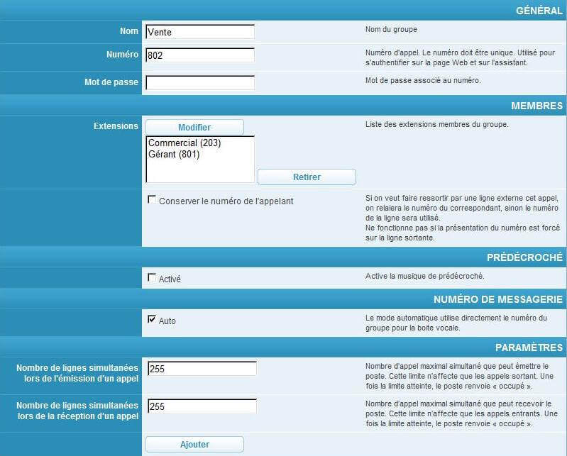standard téléphonique IP professionnel